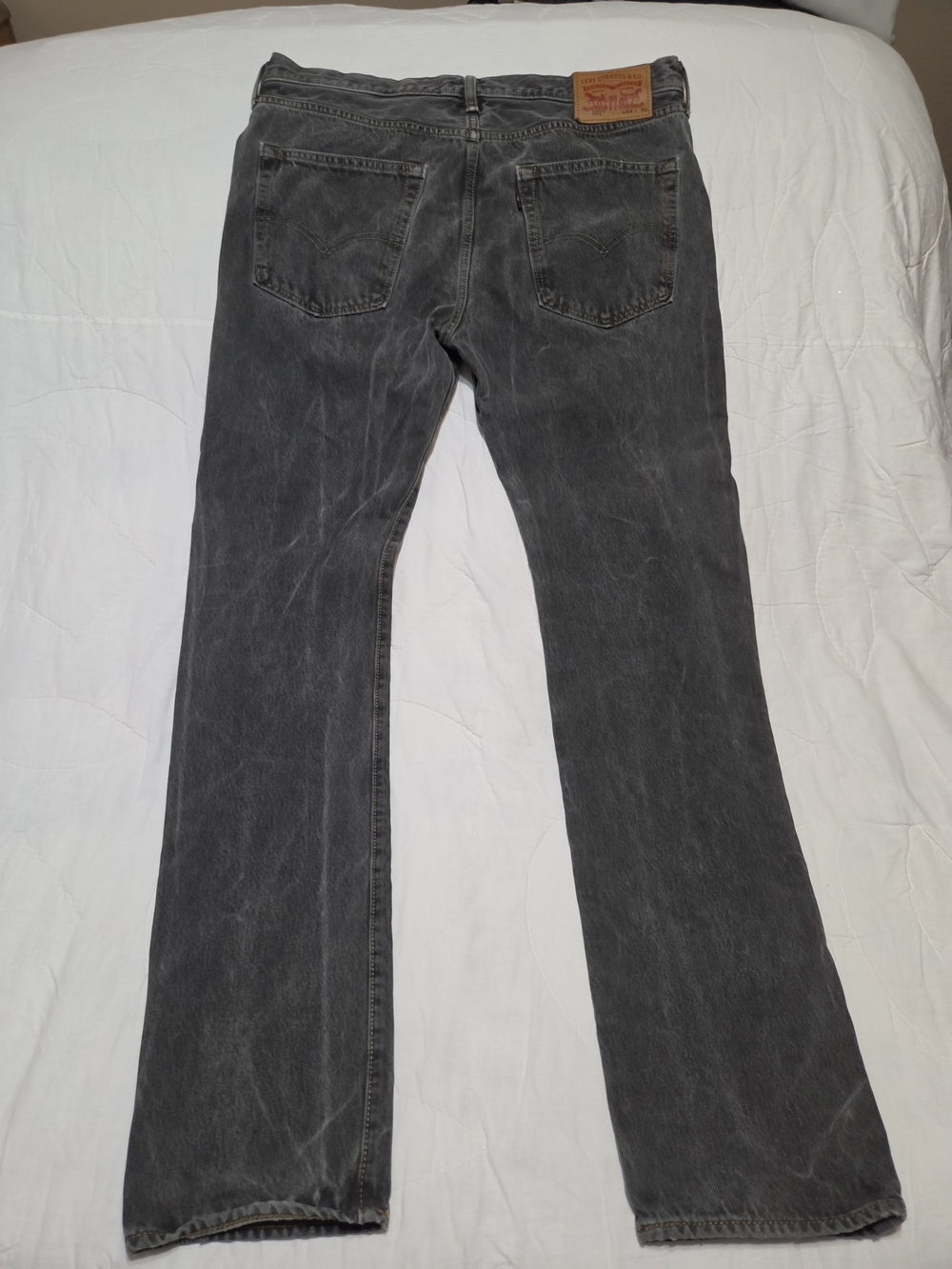 Vintage Levi's 501 Button Fly Faded Black Denim Jeans – Tyvek Care Tag 4309